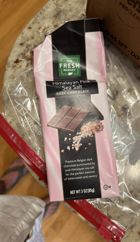 The Fresh Market Himalayan Pink Salt Dark Chocolate