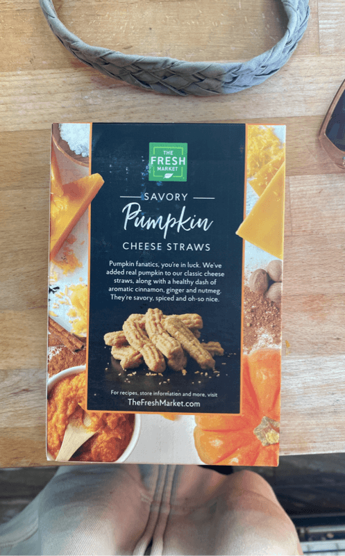 The Fresh Market Savory Pumpkin Cheese Straws