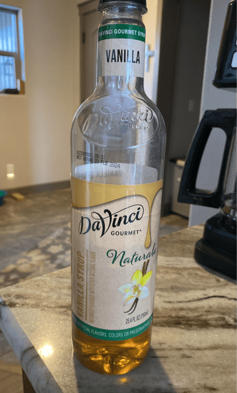 Davinci Gourmet Naturals Vanilla Syrup