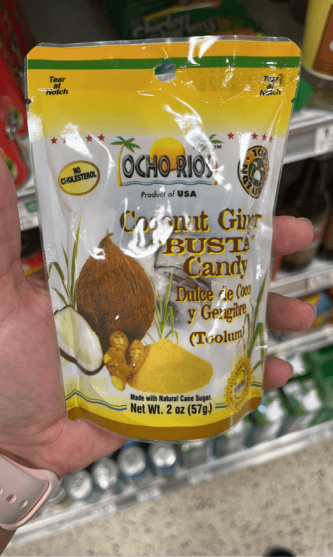 Ocho Rios Coconut Ginger Busta Candy