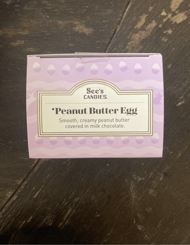 See'S Candies Peanut Butter Egg