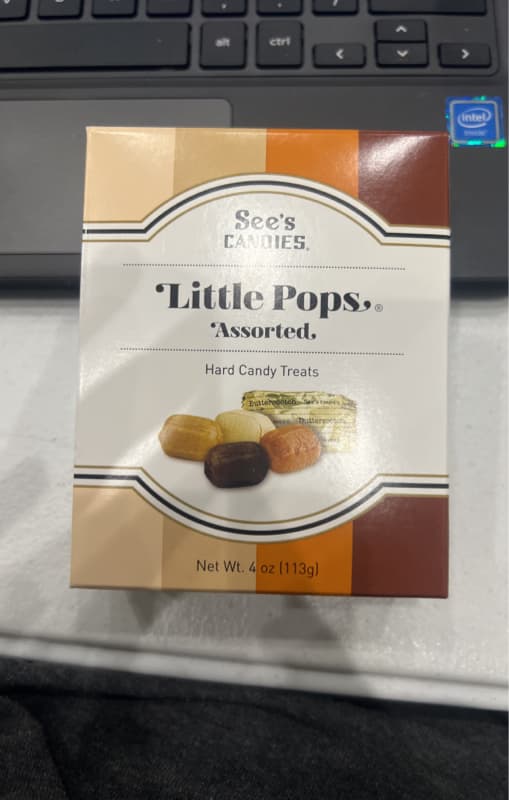 See'S Candies Little Pops, Assorted Hard Candy Treats