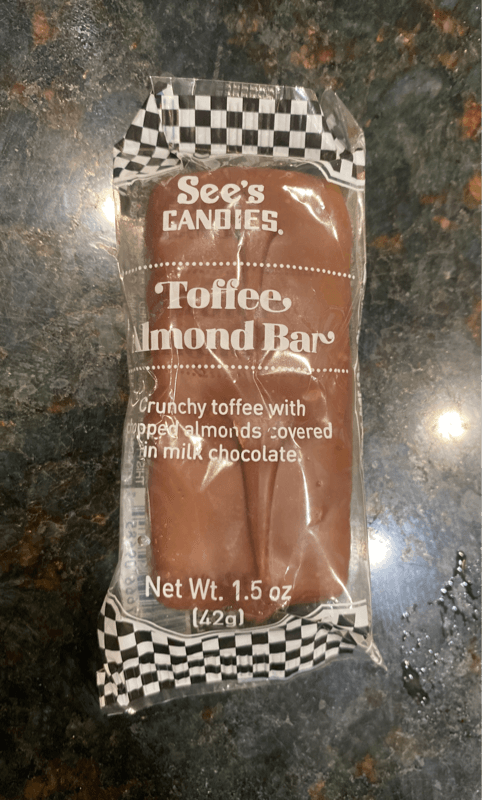 See'S Candies Toffee Almond Bar