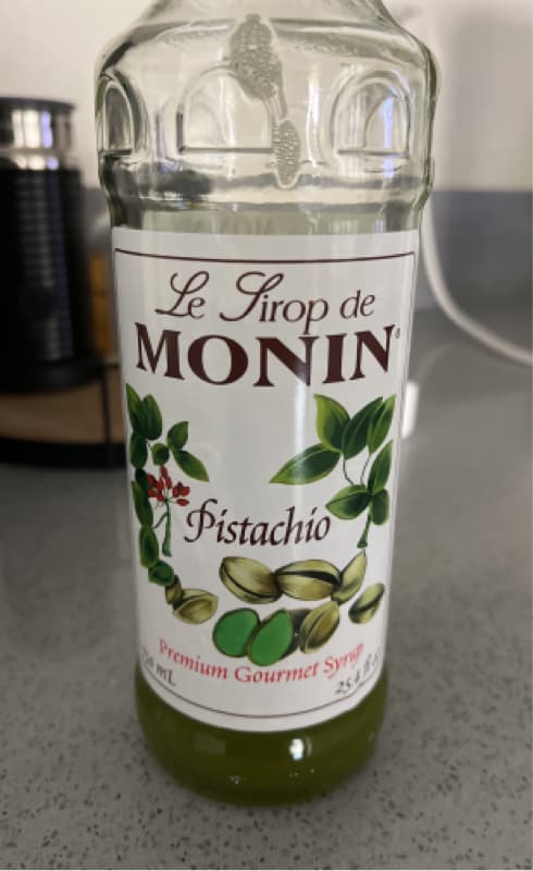 Monin Pistachio Premium Gourmet Syrup