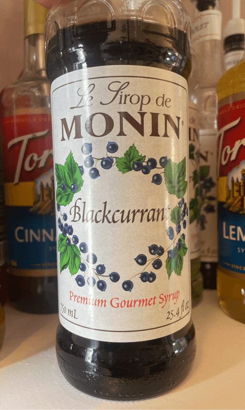 Monin Blackcurrant Premium Gourmet Syrup