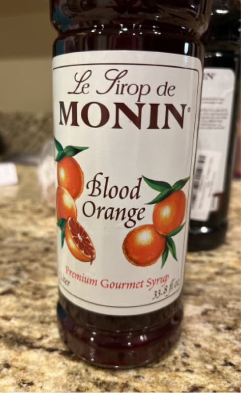 Monin Blood Orange Premium Gourmet Syrup