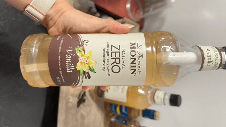 La Flavour De Monin Natural Zero Vanilla