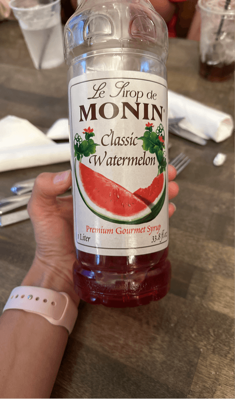 Monin Classic Watermelon Premium Gourmet Syrup