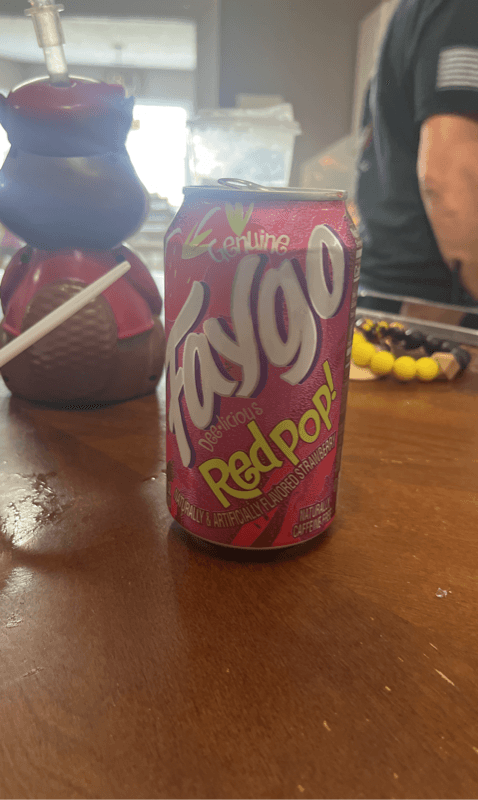 Faygo Genuine Dee-Licious Red Pop! Strawberry Flavor