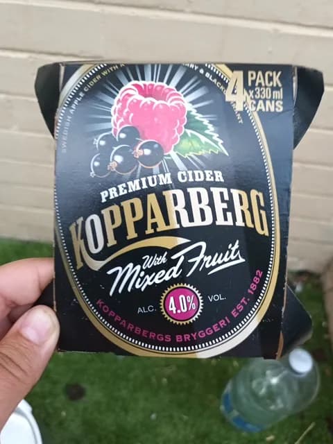 Kopparberg Premium Cider With Mixed Fruits X