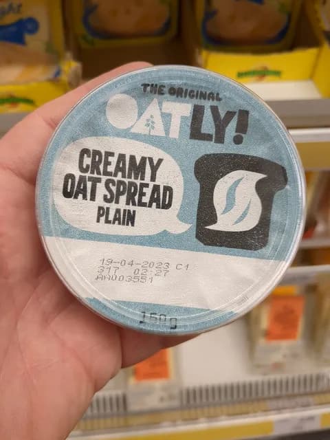 Oatly! Creamy Oat Spread Plain
