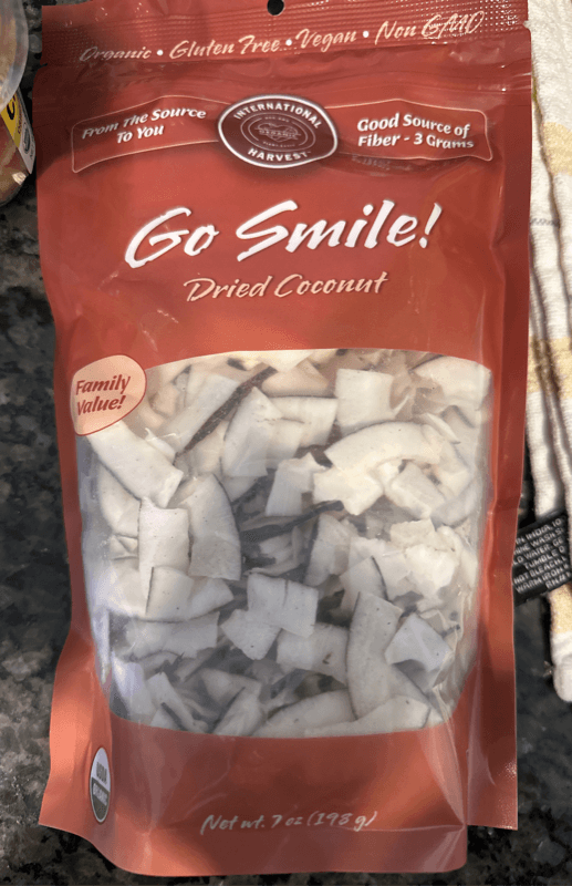 International Harvest Go Smile! Dried Coconut
