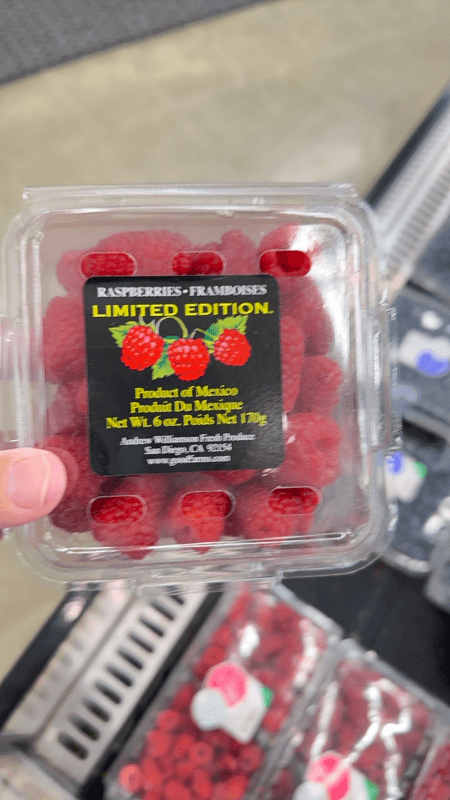 Farmboises Limited Edition Raspberries