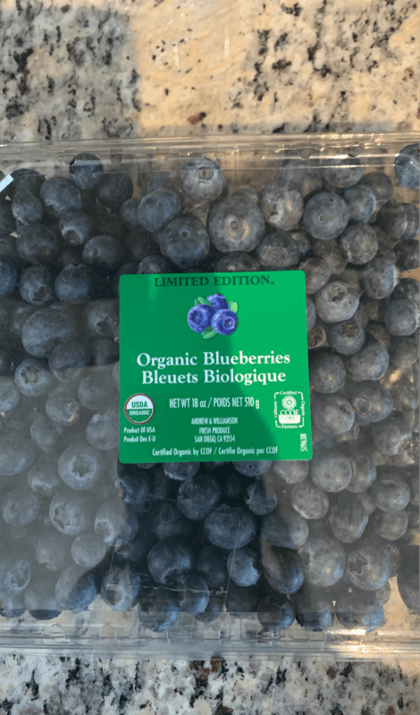 Andrew & Williamson Fresh Produce Limited Edition Organic Blueberries