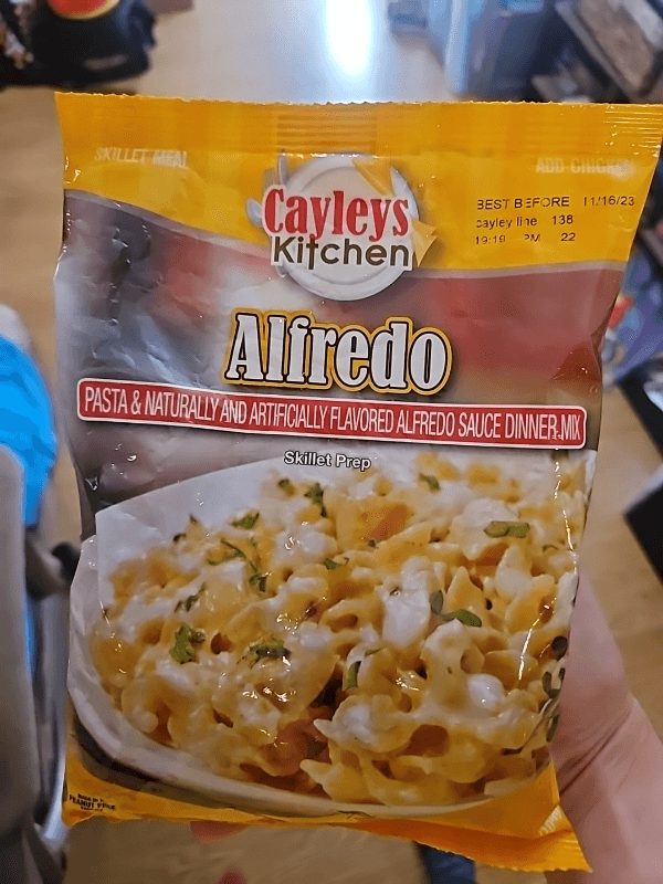 Cayleys Kitchen Alfredo