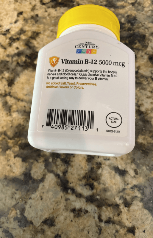 21St Century Vitamin B-12 5000 Mcg