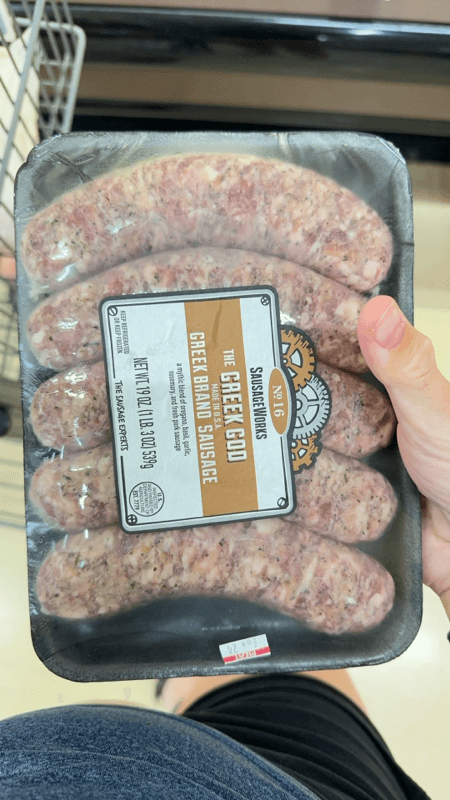 Sausage Works The Greek God Greek Brand Sausage