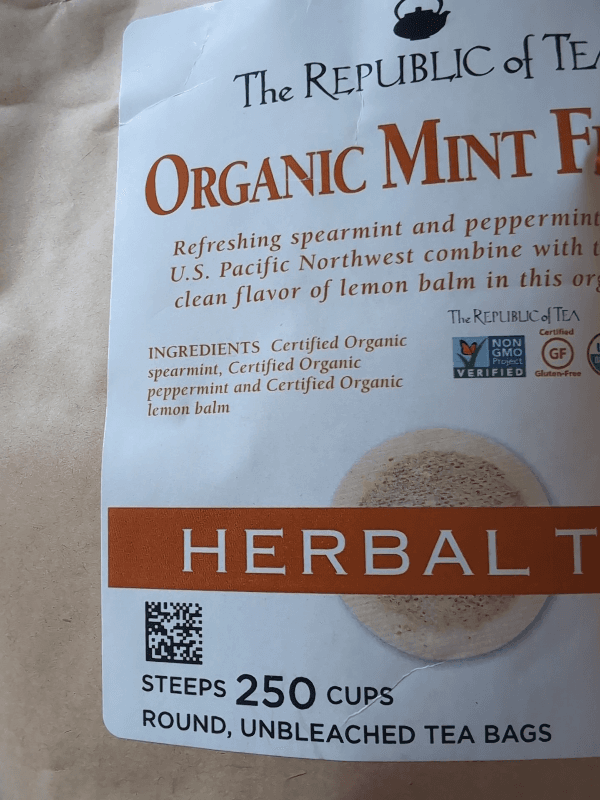 The Republic Of Tea Organic Mind Fields Herbal Tea