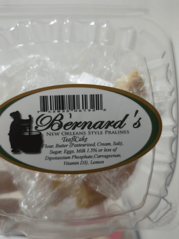 Bernard'S New Orleans Style Pralines Teaflcake