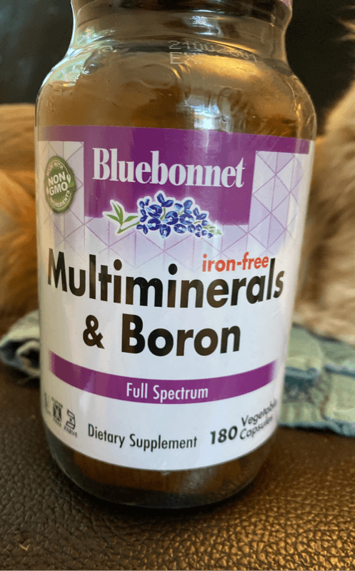 Bluebonnet Iron-Free Multiminerals & Boron Full Spectrum Dietary Supplement