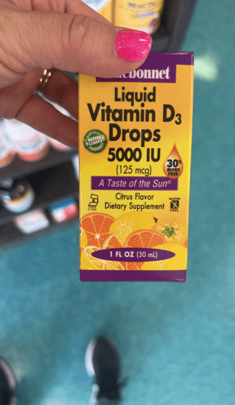 Bluebonnet Liquid Vitamin D3 Drops 5000 Iu Citrus Flavor