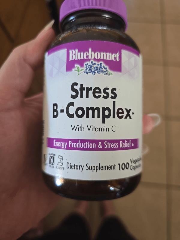 Bluebonnet Stress B-Complex With Vitamin C, 100 Capsules