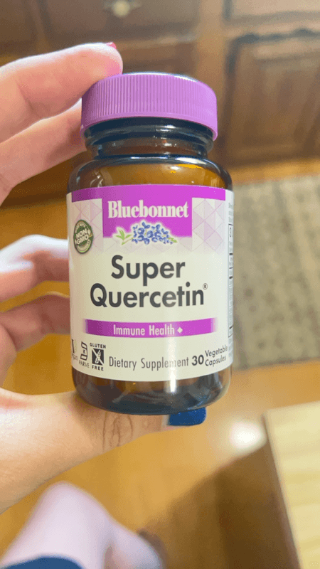 Bluebonnet Super Quercetin Dietary Supplement, 30 Vegetable Capsules