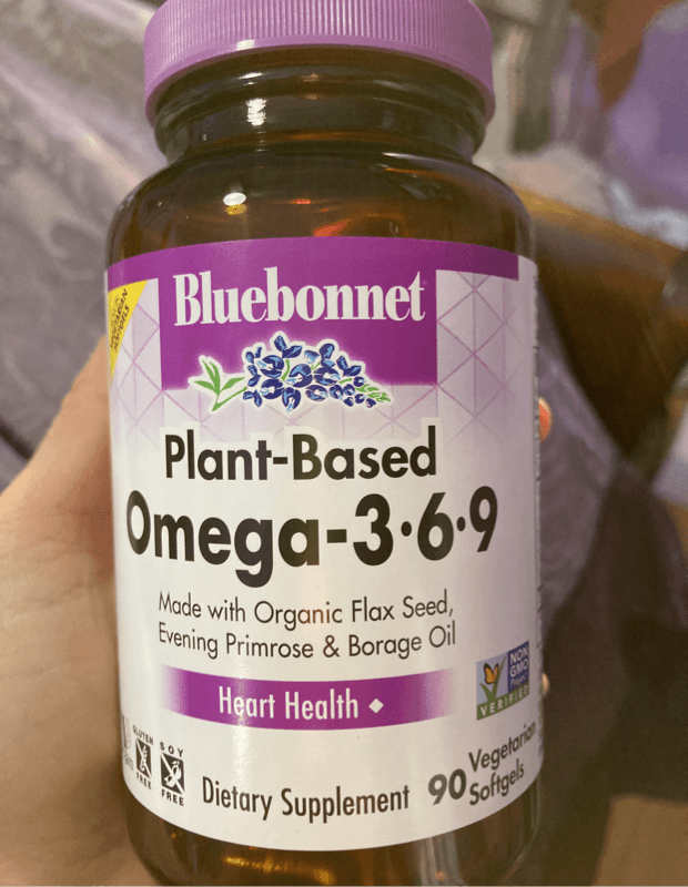 Bluebonnet Heart Health Plant-Based Omega-3•6•9 90 Vegetarian Softgels
