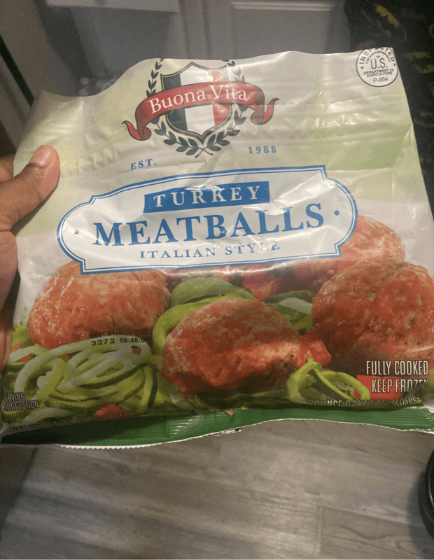 Buona Vita Italian Style Turkey Meatballs
