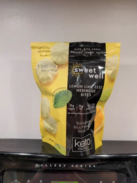 Sweetwell Lemon Lime Zest Meringue Bites