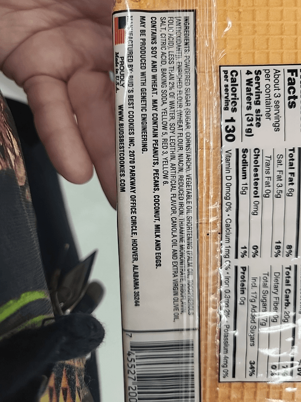 Bud'S Best Vanilla Sugar Wafers
