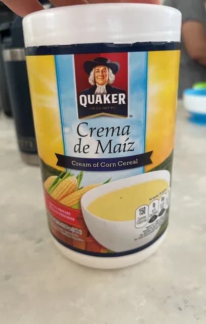 Quaker Cream Of Corn Cereal