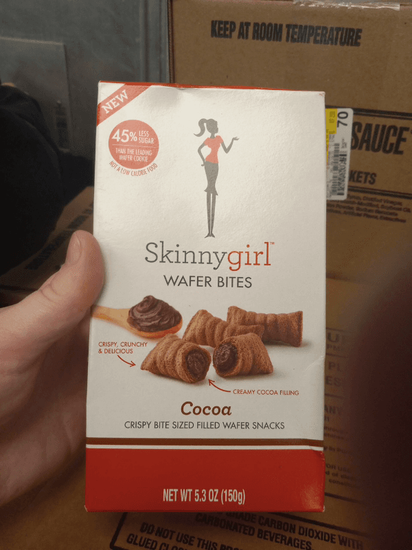 Skinnygirl Wafer Bites Cocoa Wafer Snacks