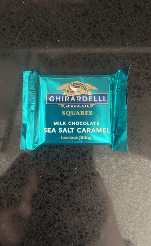 Ghirardelli Chocolate Squares Milk Chocolate Sea Salt Caramel