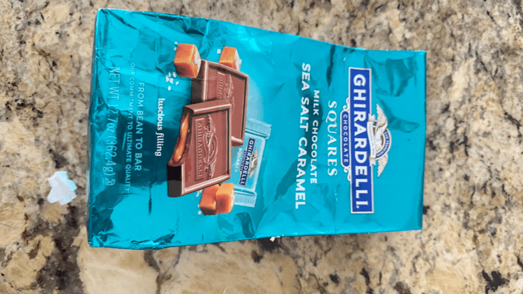 Ghirardelli Milk Chocolate Sea Salt Caramel Squares