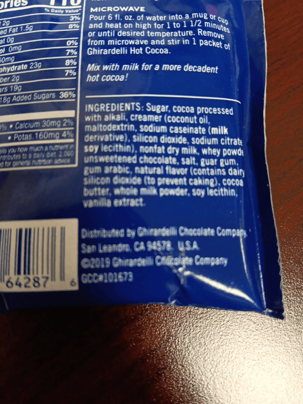 Ghirardelli Hot Cocoa Mix