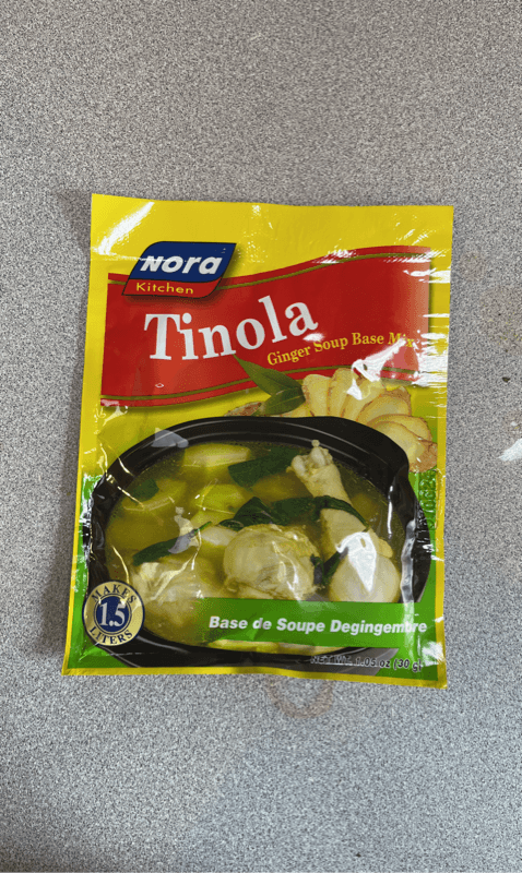 Nora Kitchen Tinola Ginger Soup Base Mix