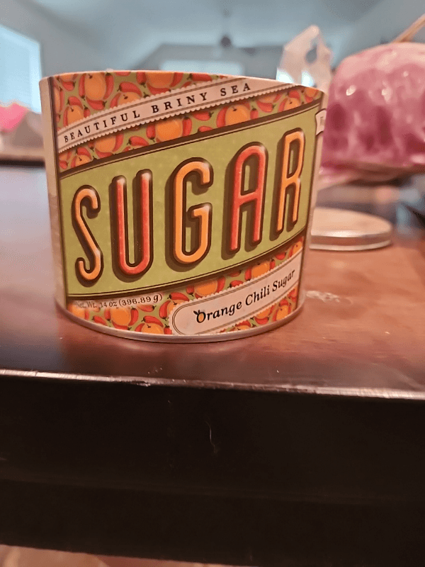 Beautiful Briny Sea Orange Chili Sugar