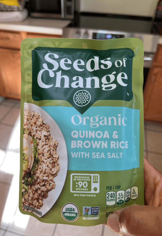 Seeds Of Change Organic Quinoa & Brown Rice With Sea Salt