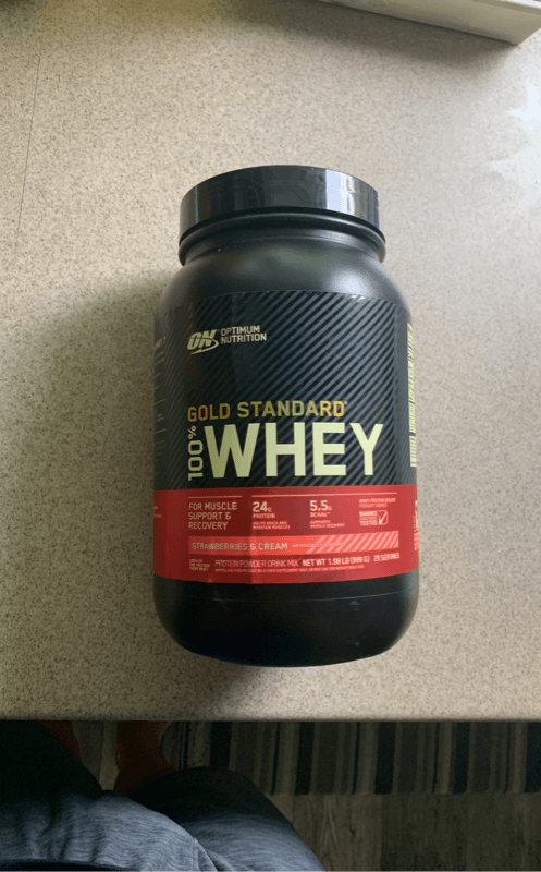Optimum Nutrition Gold Standard 100% Whey Protein Powder Strawberries & Cream