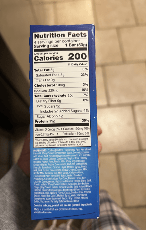 Pure Protein Chocolate Salted Caramel Gluten Free Bar