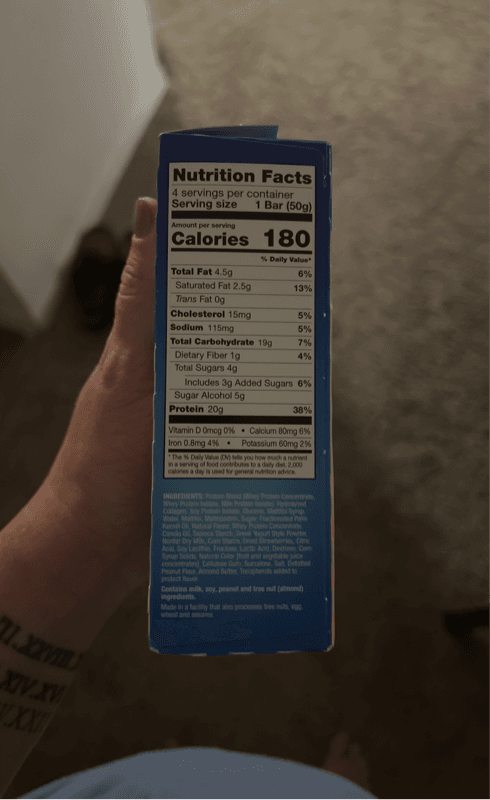 Pure Protein Bars Strawberry With Greek Yogurt Style Coating