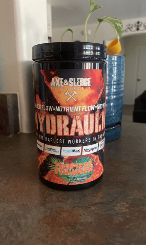 Axe & Sledge Hydraulic Tropical Thunder Pre-Workout Powder
