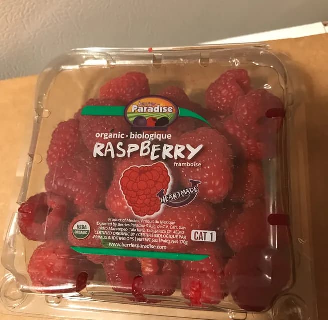 Berries Paradise Organic Raspberry Framboise