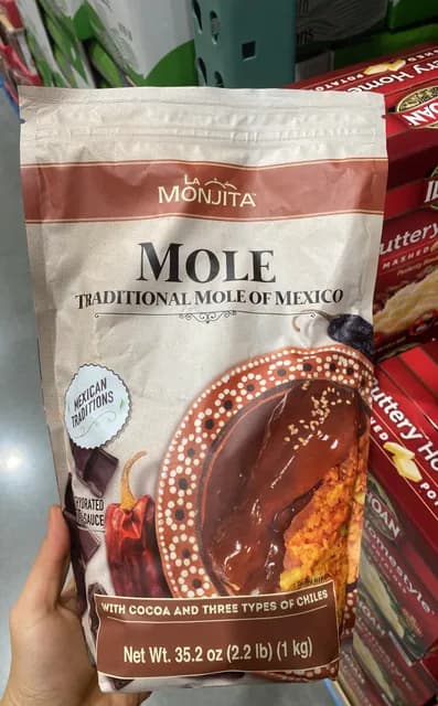La Monjita Traditional Mole Of Mexico With Cocoa And Three Types Of Chiles