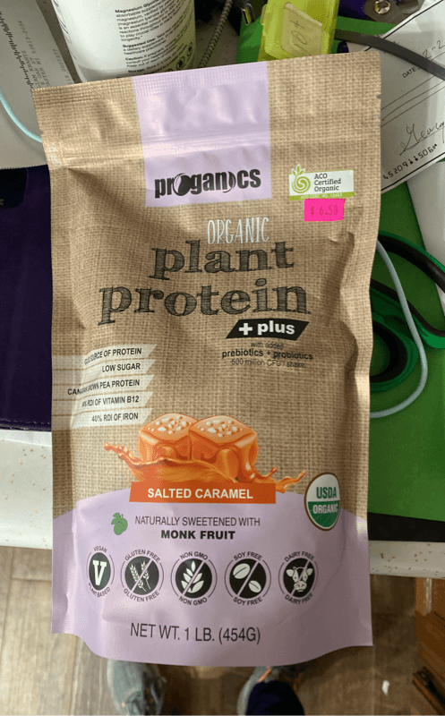 Proganics Organic Plant Protein Plus Salted Caramel