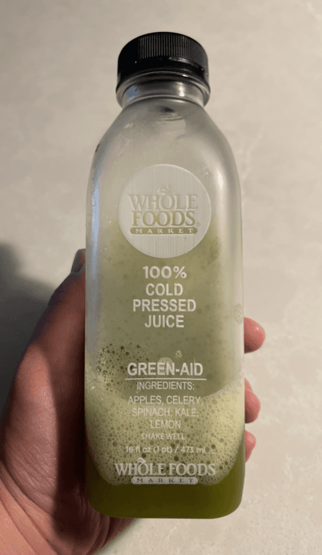 Whole Foods Market 100% Cold Pressed Juice Green-Aid