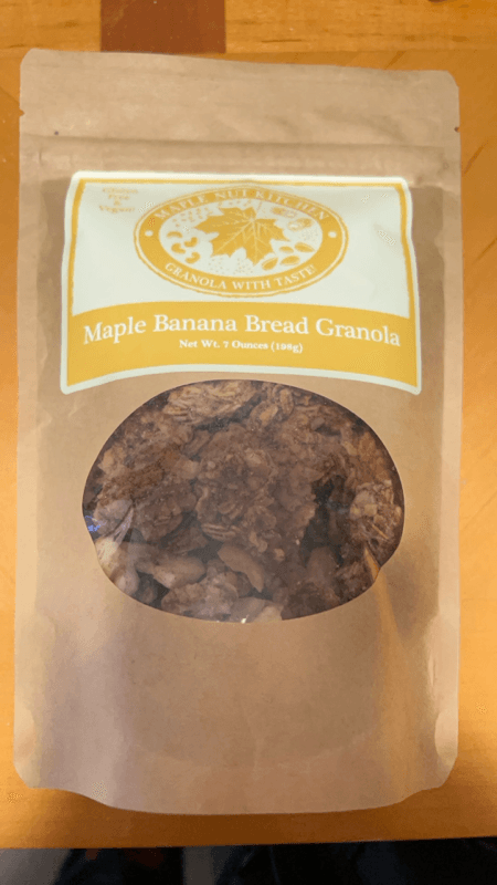 Maple Nut Kitchen  Maple Banana Bread Granola