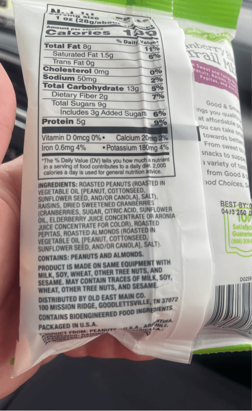 Good & Smart Cranberry Blend Trail Mix