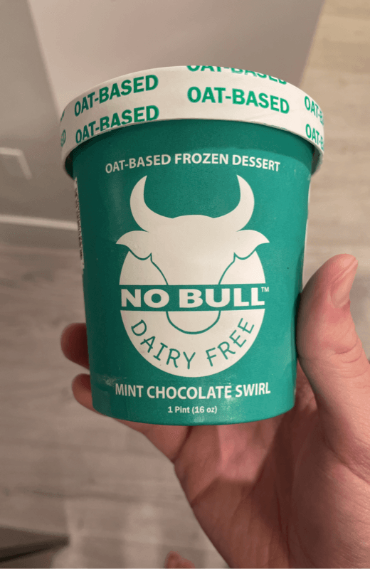 No Bull Dairy Free Mint Chocolate Swirl Oat-Based  Dessert